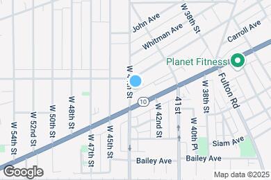 Map image of the property - 1973 W 44th St