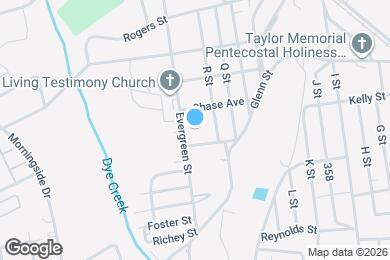 Map image of the property - 1204 Evergreen St