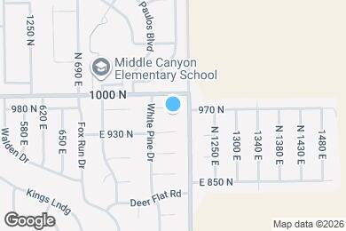 Map image of the property - 864 E 980 N