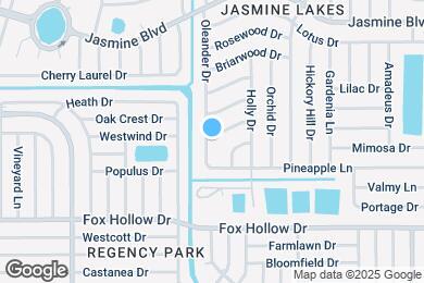 Map image of the property - 10134 Oleander Dr