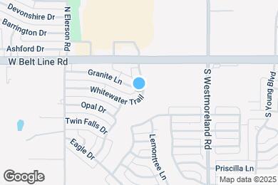 Map image of the property - 911 Whitewater Trail