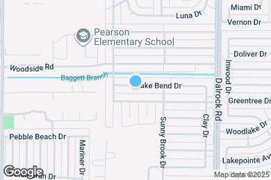 Map image of the property - 8102 Lake Bend Dr