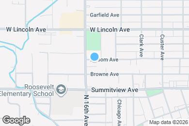 Map image of the property - 1522 Folsom Ave