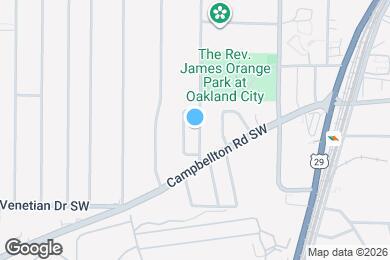 Map image of the property - 1385 Epworth St SW