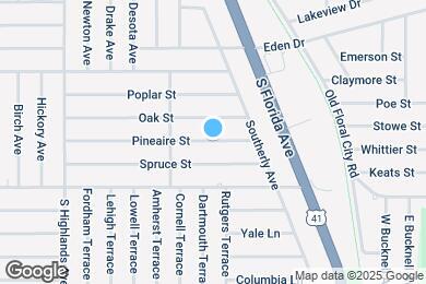 Map image of the property - 815 Pineaire St