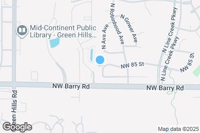 Map image of the property - 8426 N Ava Ave