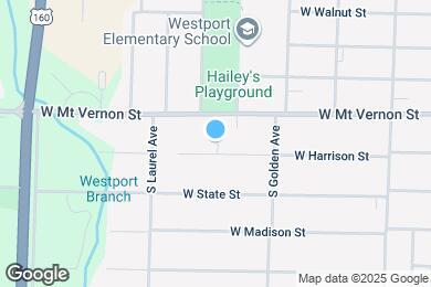 Map image of the property - 3203 W Harrison St