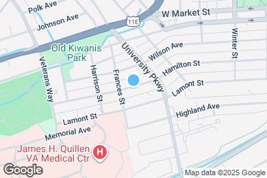 Map image of the property - 615 Hamilton St