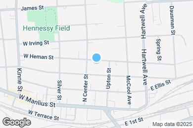 Map image of the property - 106 E Heman St