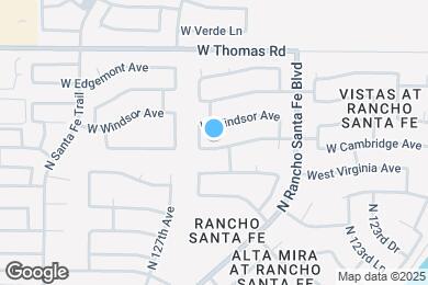 Map image of the property - 12618 W Cambridge Ave