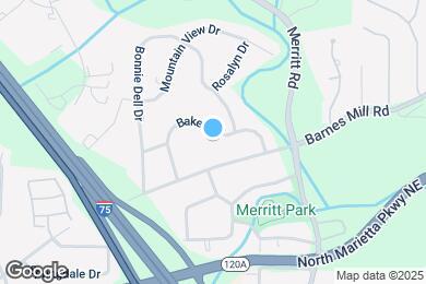 Map image of the property - 1164 Baker Ln