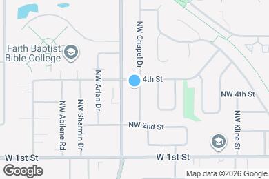 Map image of the property - 310 NW Chapel Dr