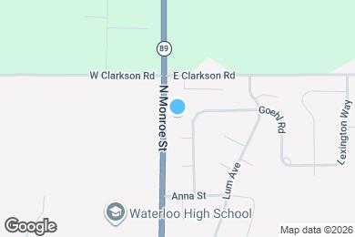 Map image of the property - Hawthorne Apartments