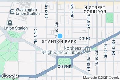 Map image of the property - 411 E St NE
