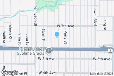 Map image of the property - 629 Quitman St