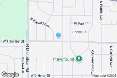 Map image of the property - 752 W Hawley St