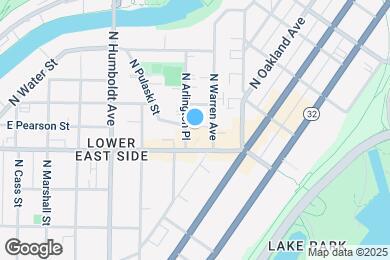 Map image of the property - 1726 N Arlington Pl