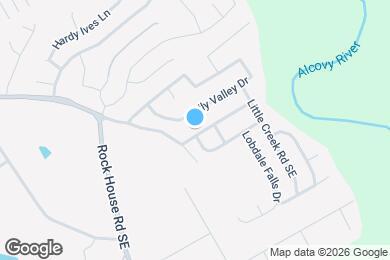 Map image of the property - 1392 Alcovy Falls Dr SE
