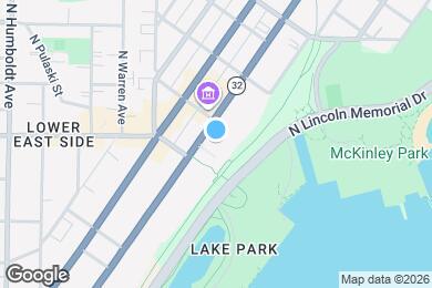 Map image of the property - Lake Crest Apartments