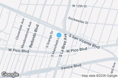 Map image of the property - 1332 1/2 South Mansfield Avenue