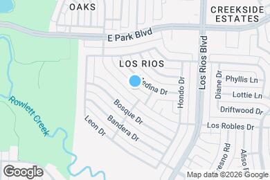 Map image of the property - 3941 Los Robles Dr