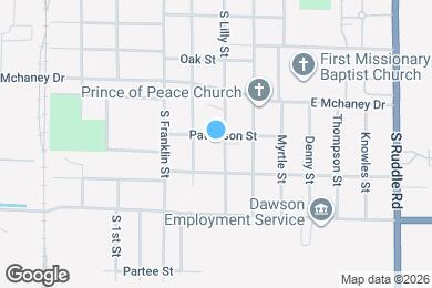 Map image of the property - 1103 S Lilly St