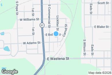Map image of the property - 1103 Lickliter St