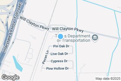 Map image of the property - 1607 N Hollow Dr