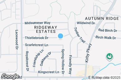 Map image of the property - 6363 Thistlebrook Dr