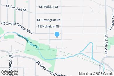 Map image of the property - 3815 SE Tenino St