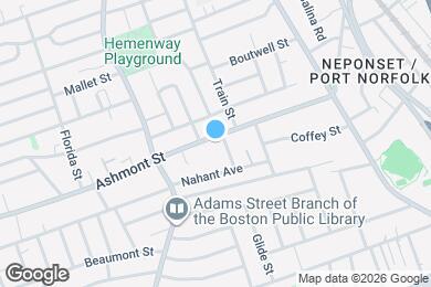 Map image of the property - 491 Ashmont St