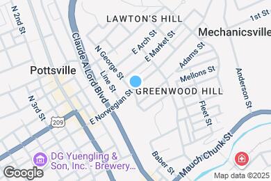 Map image of the property - 405 E Norwegian St