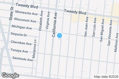 Map image of the property - 10243 San Antonio Ave.