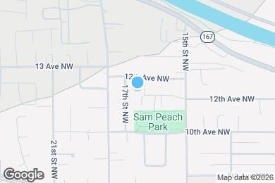 Map image of the property - 1705 Peach Park Ln