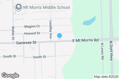 Map image of the property - 1287 E Mt Morris Rd