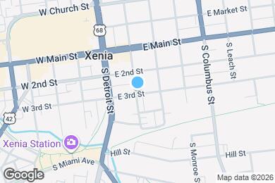 Map image of the property - 100 E 3rd St