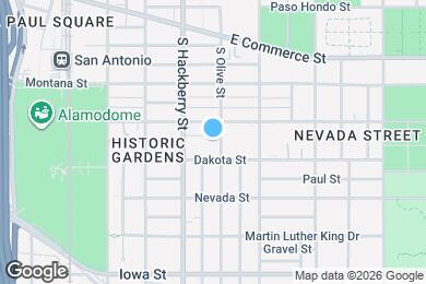 Map image of the property - 319 S Olive St