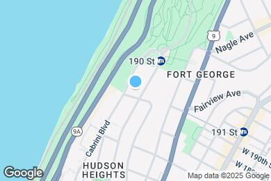 Map image of the property - 689 Fort Washington Ave