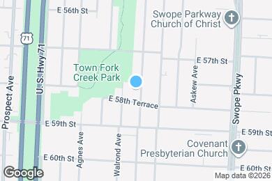 Map image of the property - 5752 College Ave