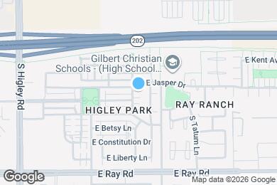 Map image of the property - 1375 S Moccasin Trail