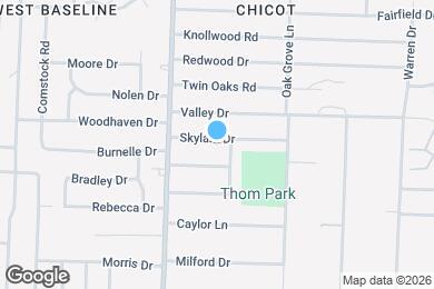 Map image of the property - 7409 Skylark Dr