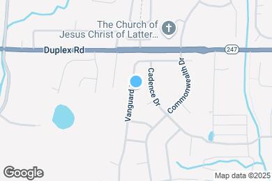 Map image of the property - 1039 Vanguard Dr