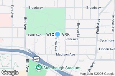 Map image of the property - 219 Park Ave