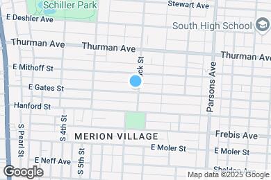 Map image of the property - 1241 Bruck St