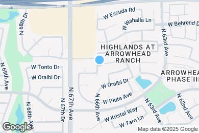 Map image of the property - 6525 W Behrend Dr