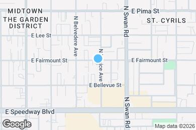 Map image of the property - 1325 N Venice Ave