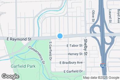 Map image of the property - 931 E Raymond St