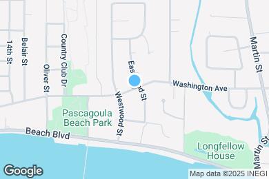 Map image of the property - 3310 Washington Ave