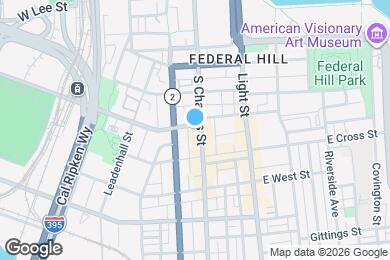 Map image of the property - 1000 S Charles St