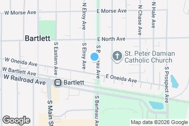 Map image of the property - 134 S Berteau Ave
